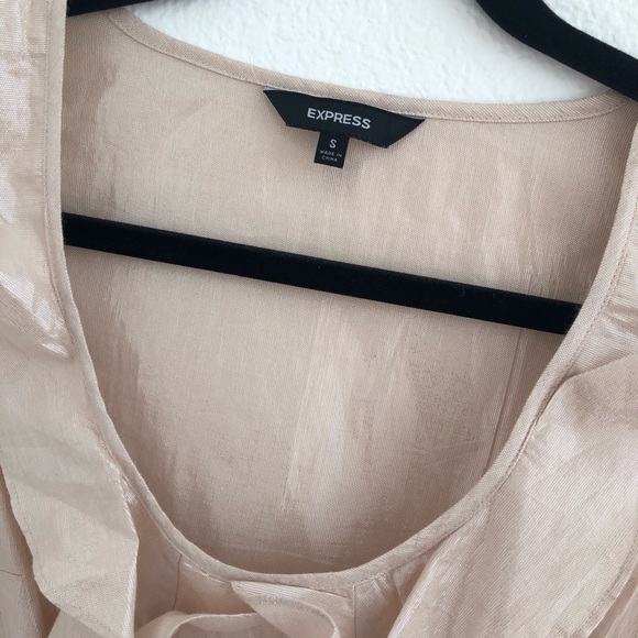 Express Ruffle Blouse Tank - Picture 2 of 4